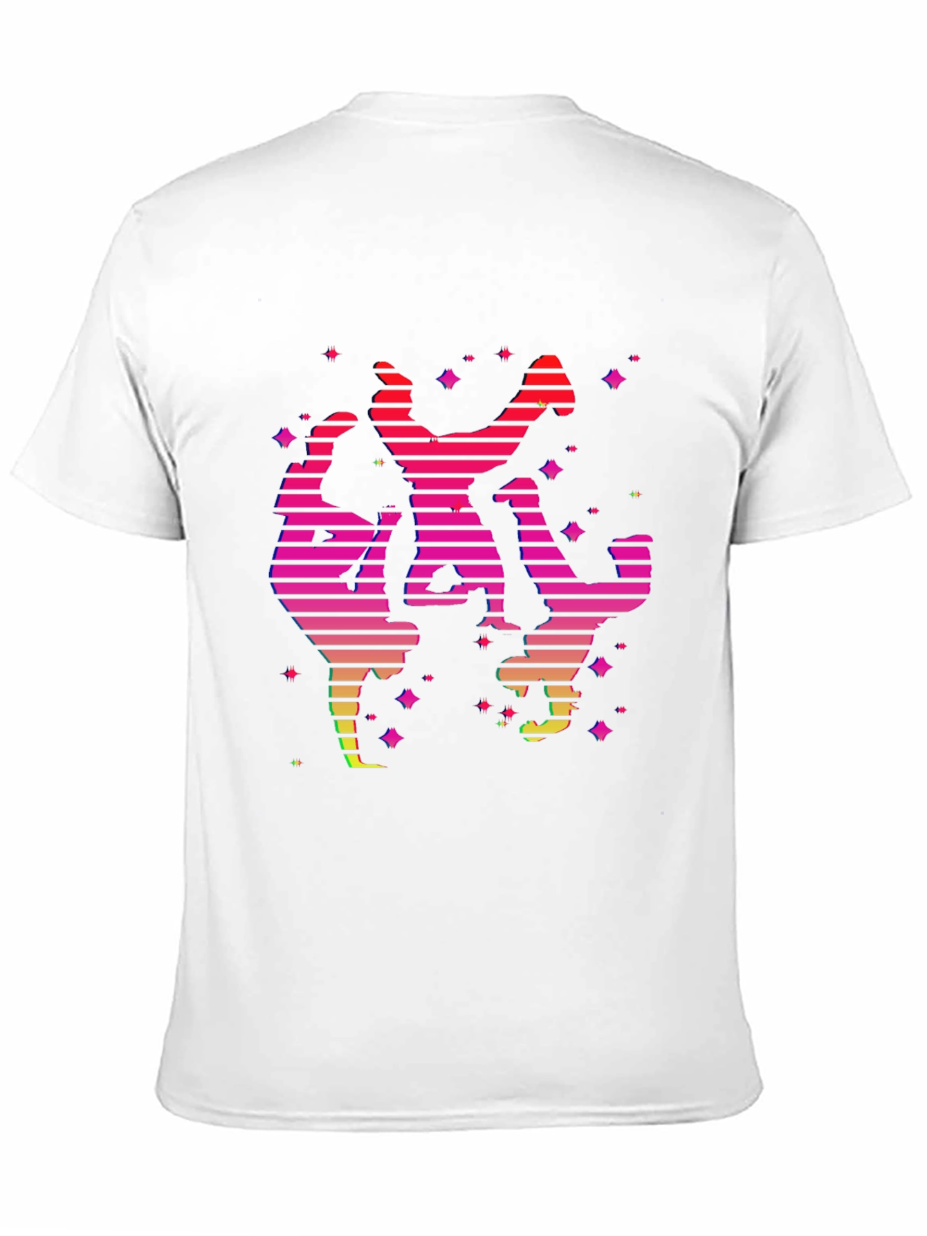 Retro Dancer Graphic Tee - Black