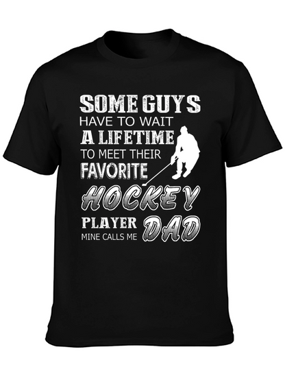 Hockey Dad T-Shirt - Favorite Player Gift