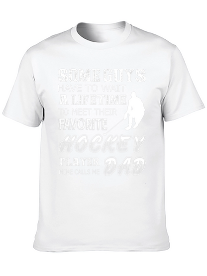 Hockey Dad T-Shirt - Favorite Player Gift