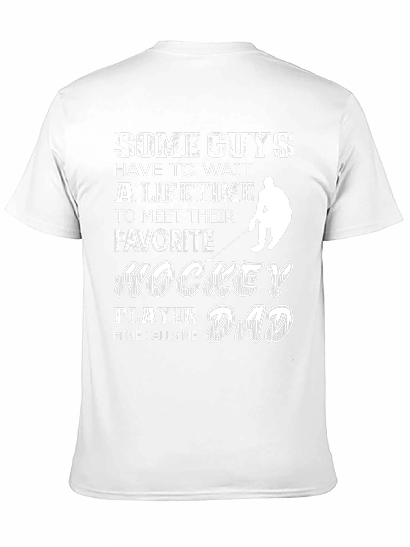 Hockey Dad T-Shirt - Favorite Player Gift