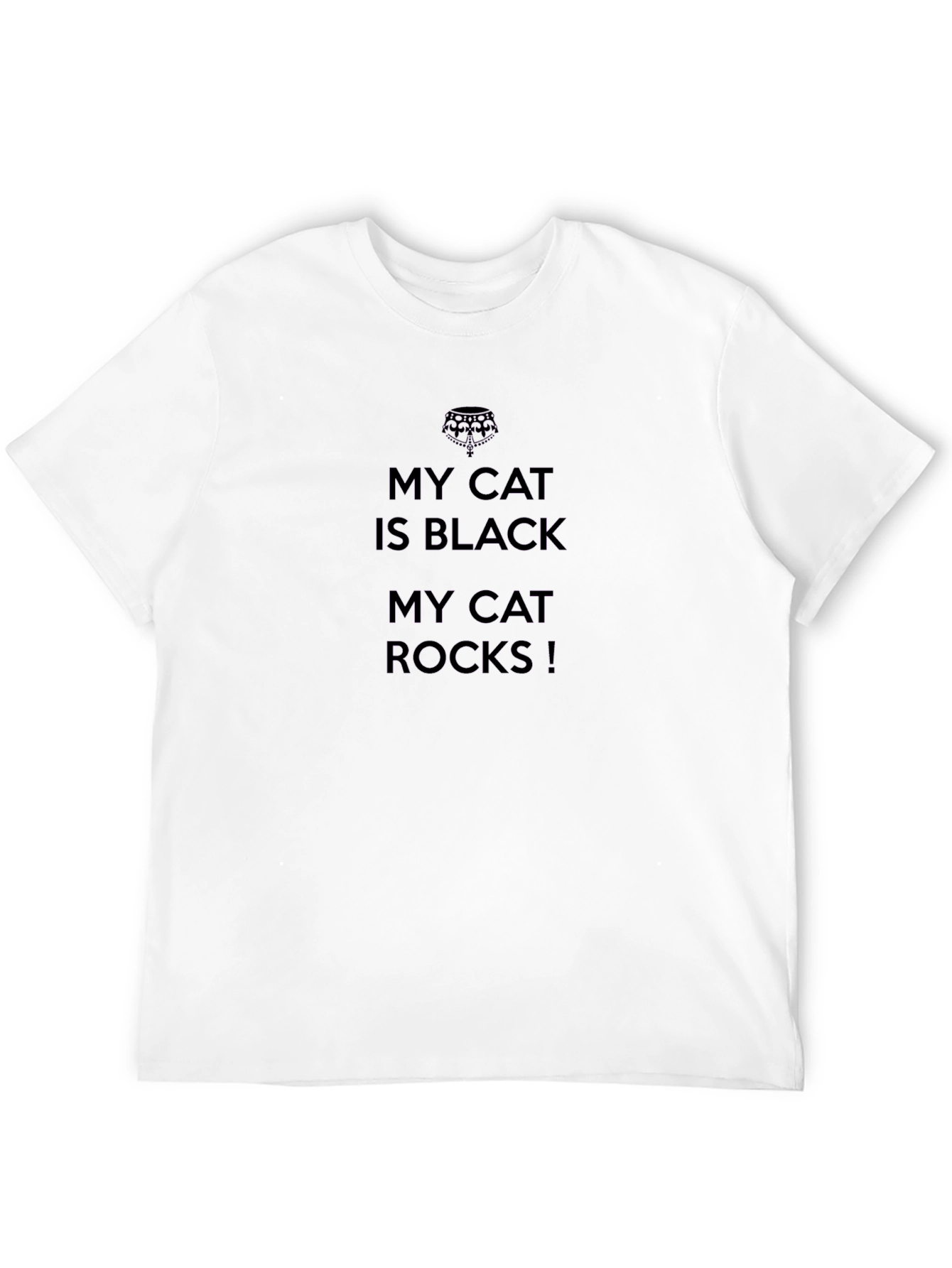 Black Cat Rocks Graphic Tee - Mens