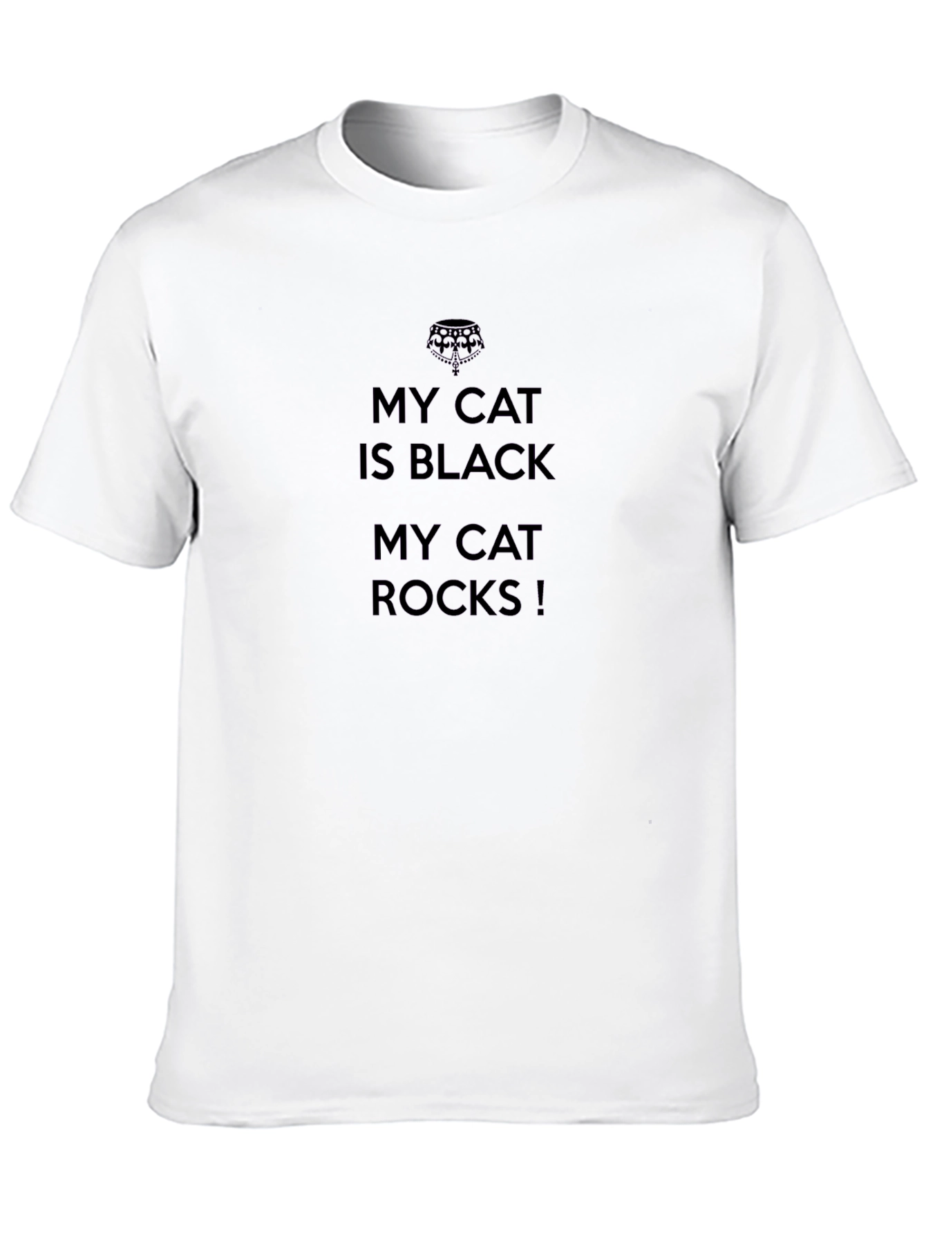 Black Cat Rocks Graphic Tee - Mens