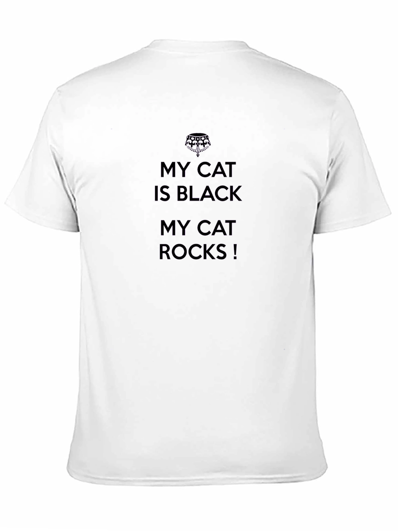 Black Cat Rocks Graphic Tee - Mens