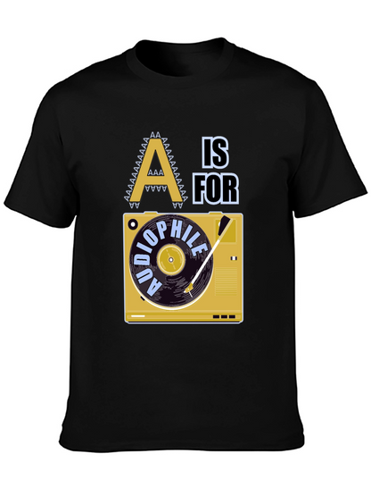 Audiophile Turntable Graphic T-Shirt
