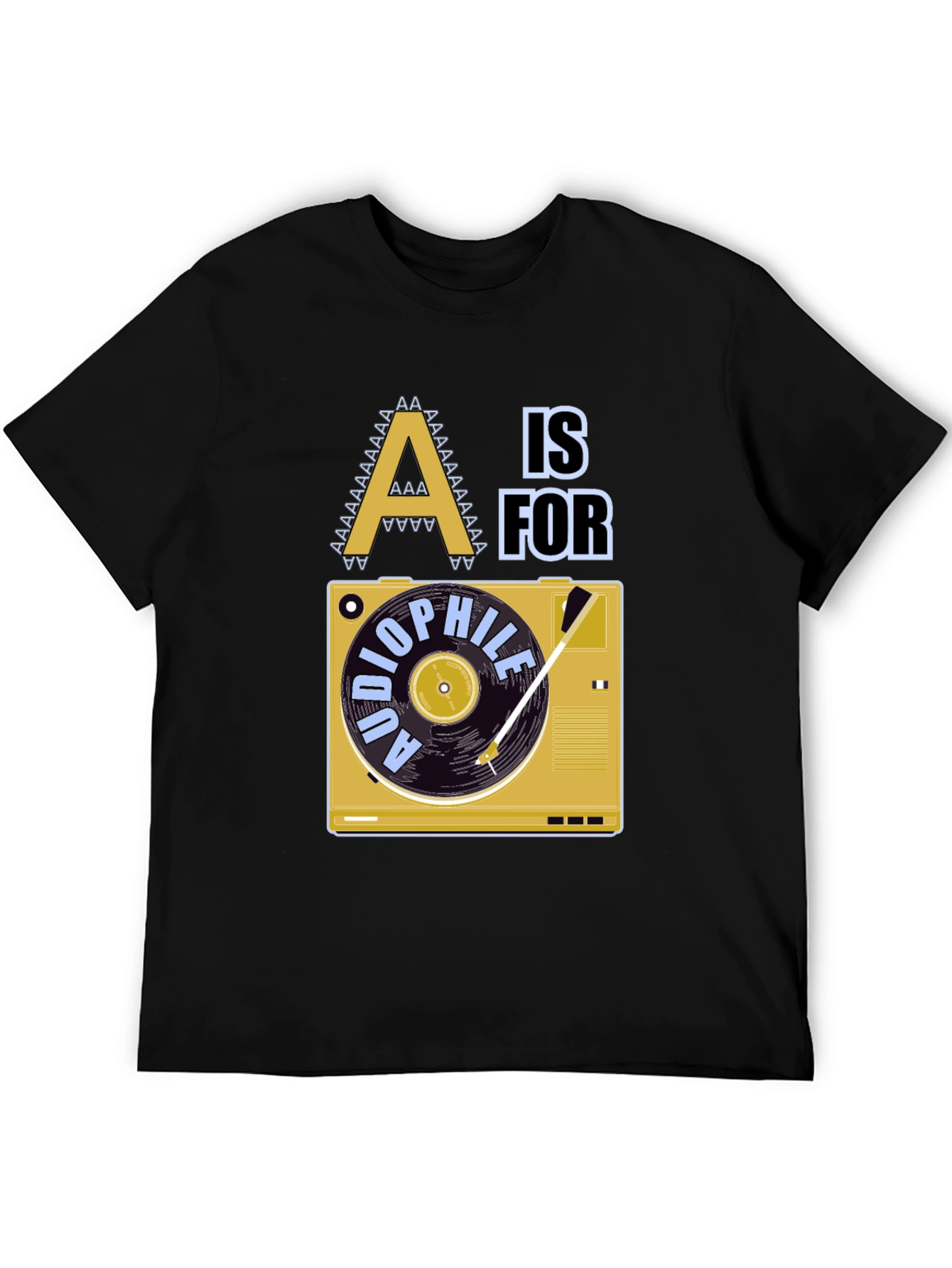 Audiophile Turntable Graphic T-Shirt