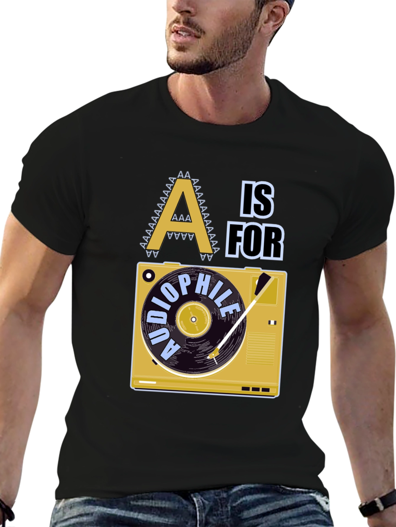 Audiophile Turntable Graphic T-Shirt