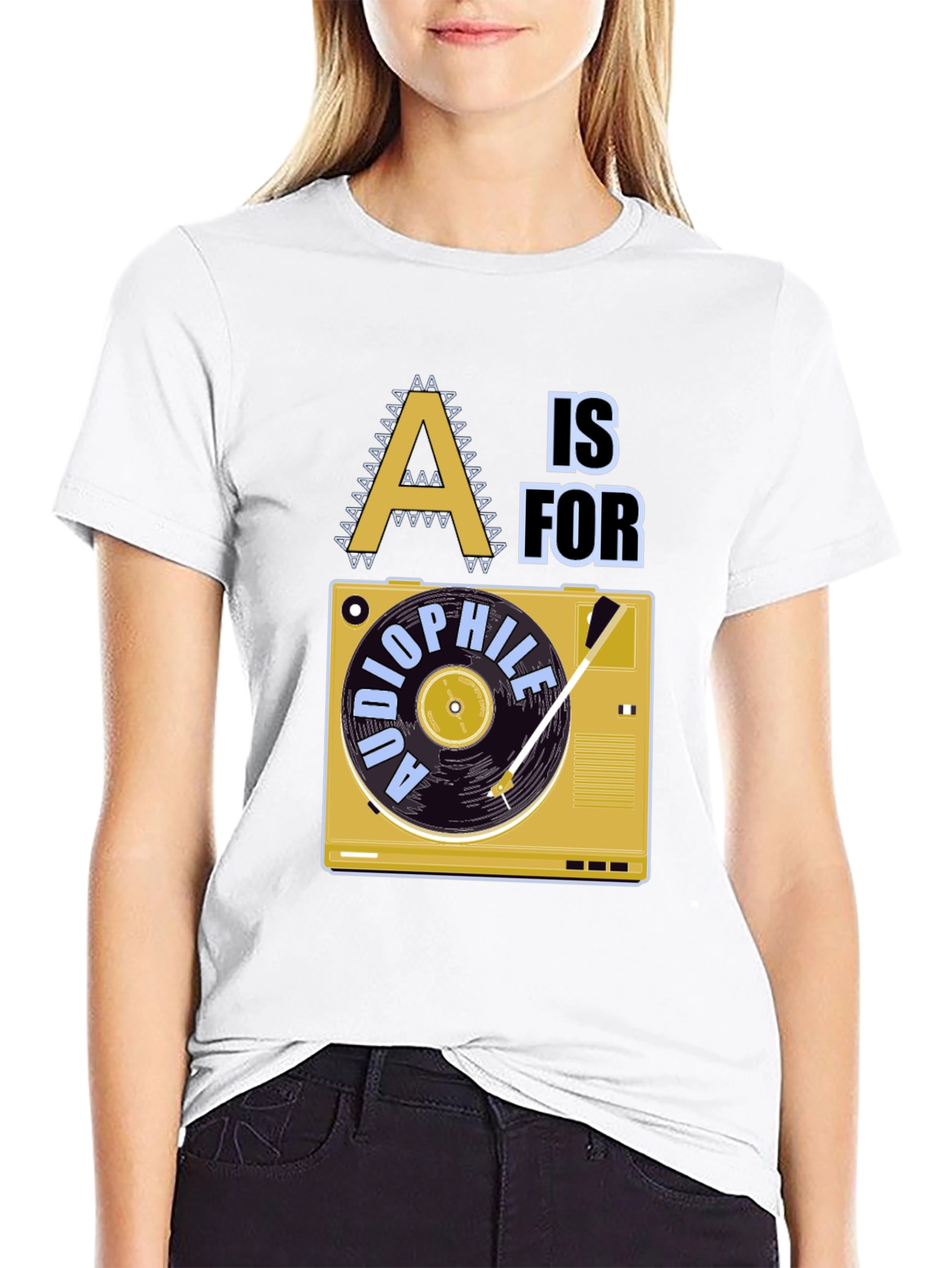 Audiophile Turntable Graphic T-Shirt
