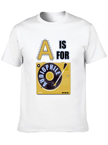 Audiophile Turntable Graphic T-Shirt