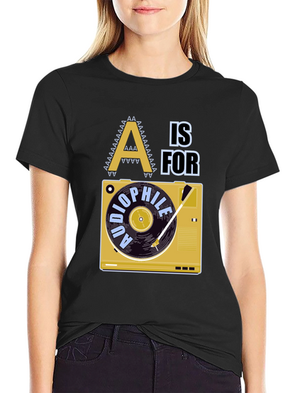 Audiophile Turntable Graphic T-Shirt