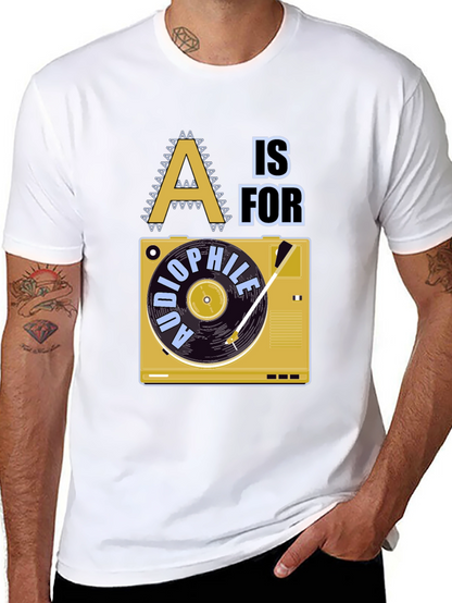 Audiophile Turntable Graphic T-Shirt
