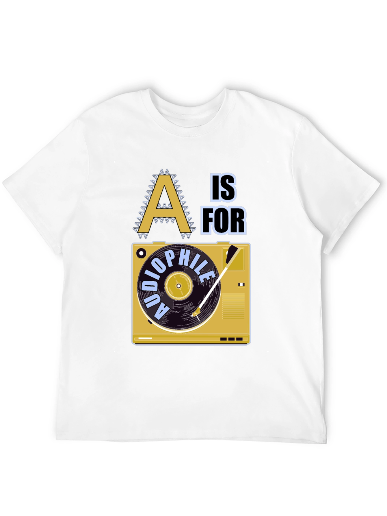 Audiophile Turntable Graphic T-Shirt