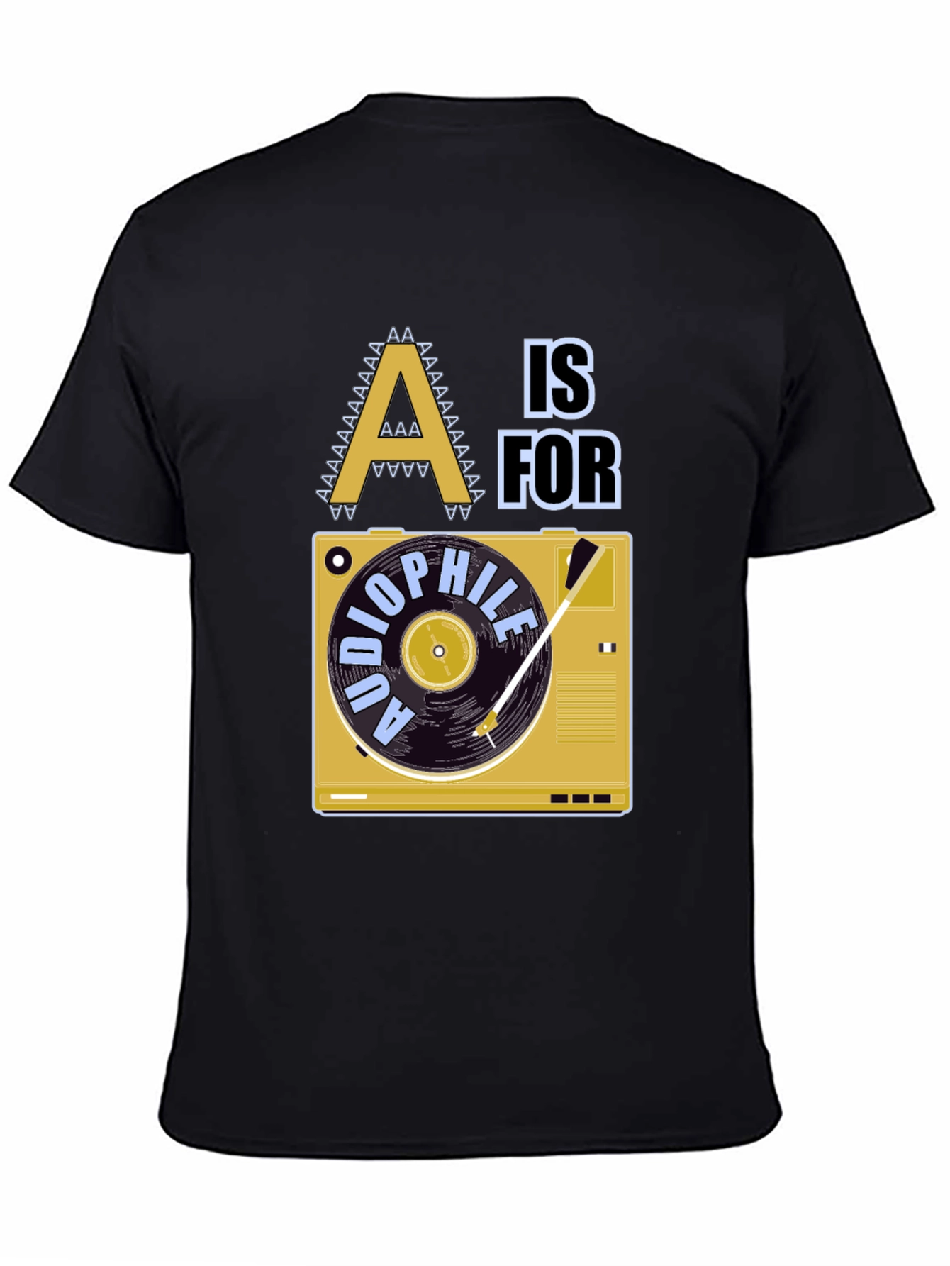 Audiophile Turntable Graphic T-Shirt