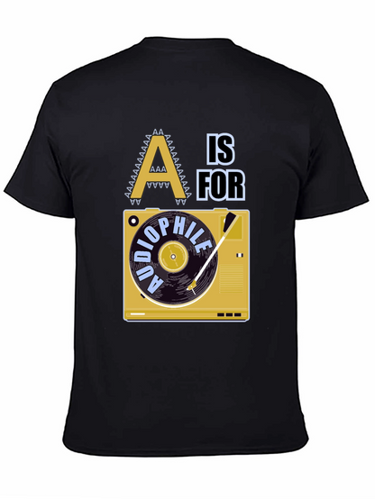 Audiophile Turntable Graphic T-Shirt