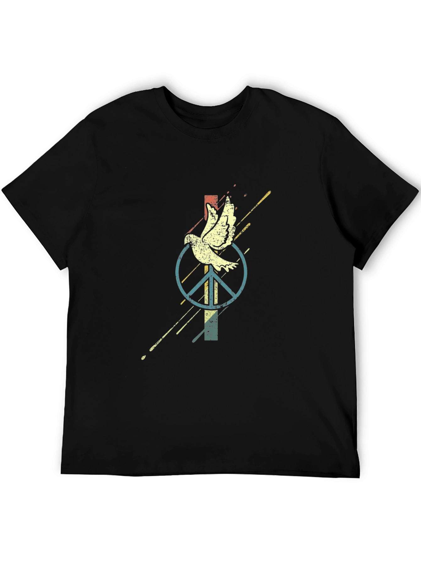 Dove & Peace Sign Graphic Tee