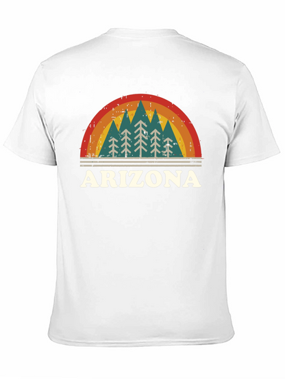 Retro Arizona Graphic Tee - Mountain Pine Trees