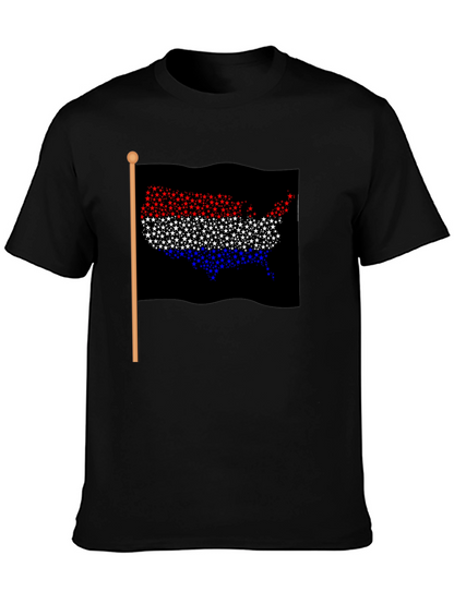 USA Flag Patriotic Star T-Shirt