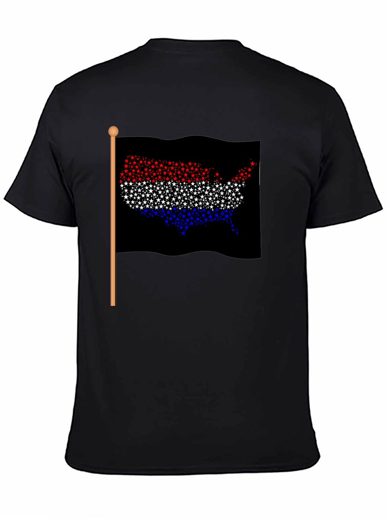 USA Flag Patriotic Star T-Shirt