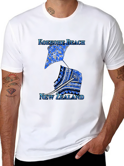 Koekohe Beach New Zealand Graphic Tee