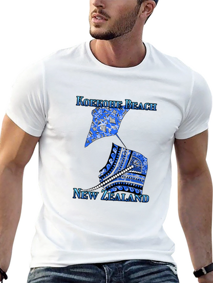 Koekohe Beach New Zealand Graphic Tee