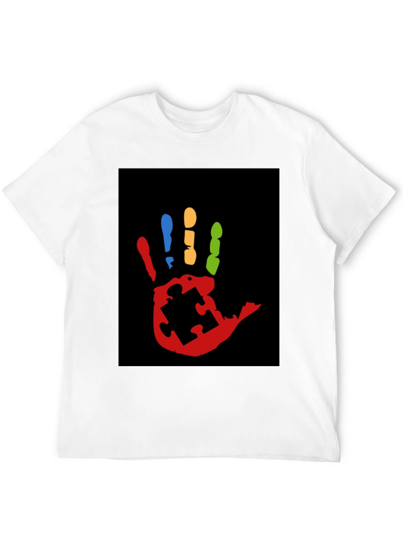 Autism Awareness Hand Print T-Shirt