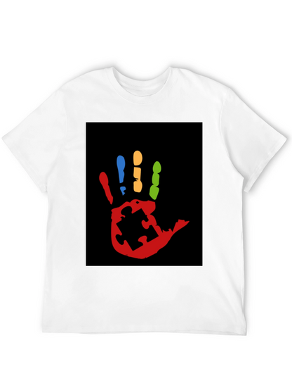 Autism Awareness Hand Print T-Shirt