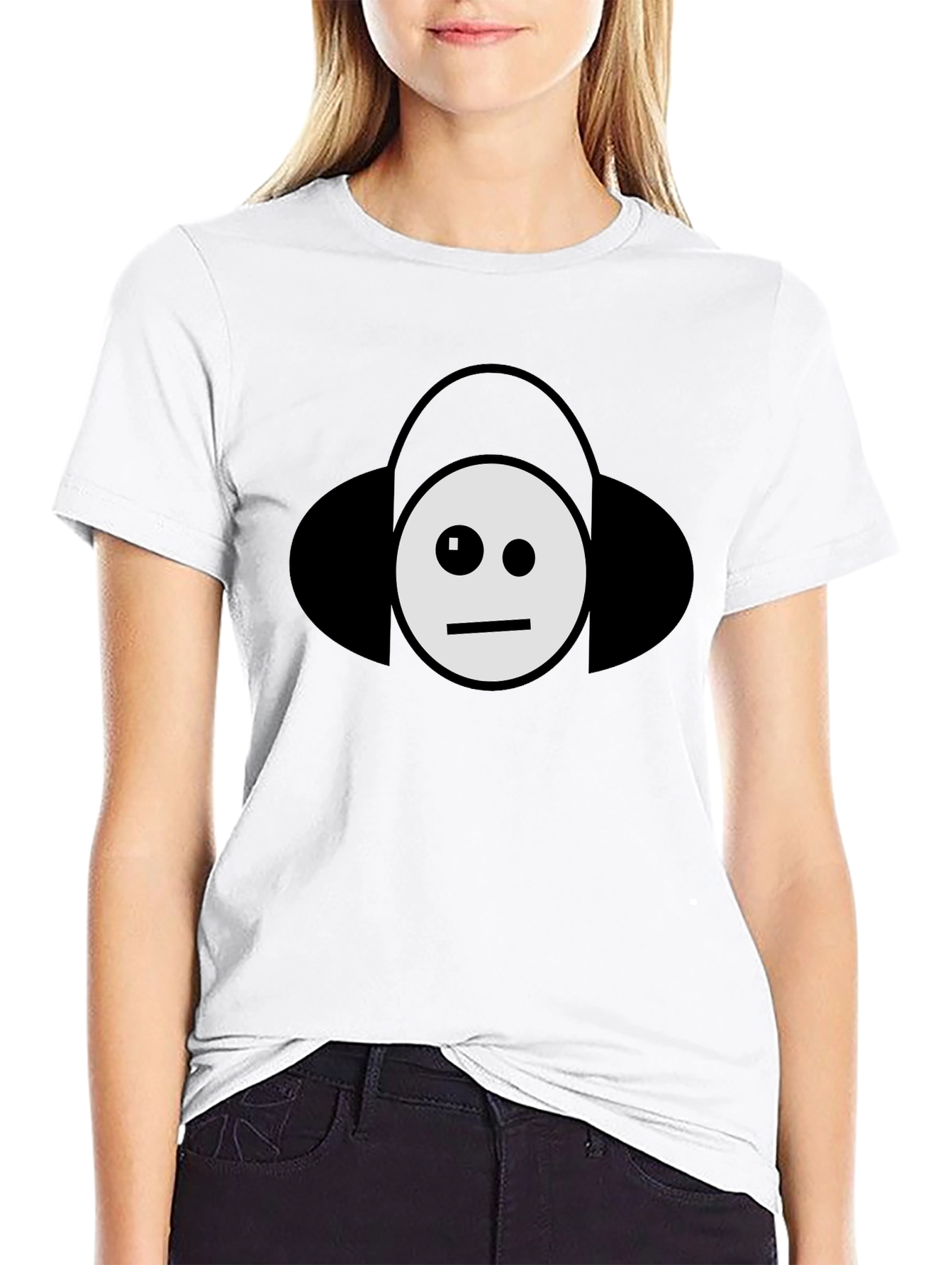 Cool DJ Emoji Black T-Shirt