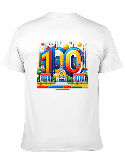 100 Days of School Black Graphic Tee