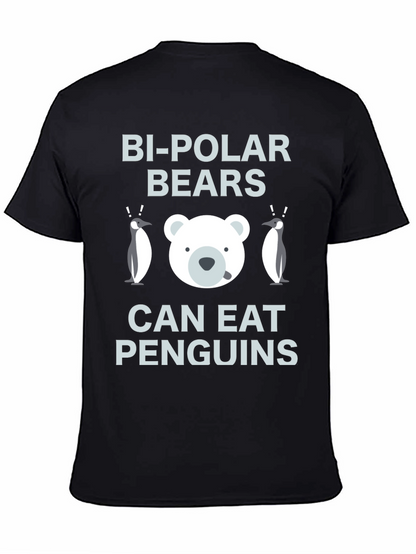 Bi-Polar Bears Eat Penguins Graphic T-Shirt