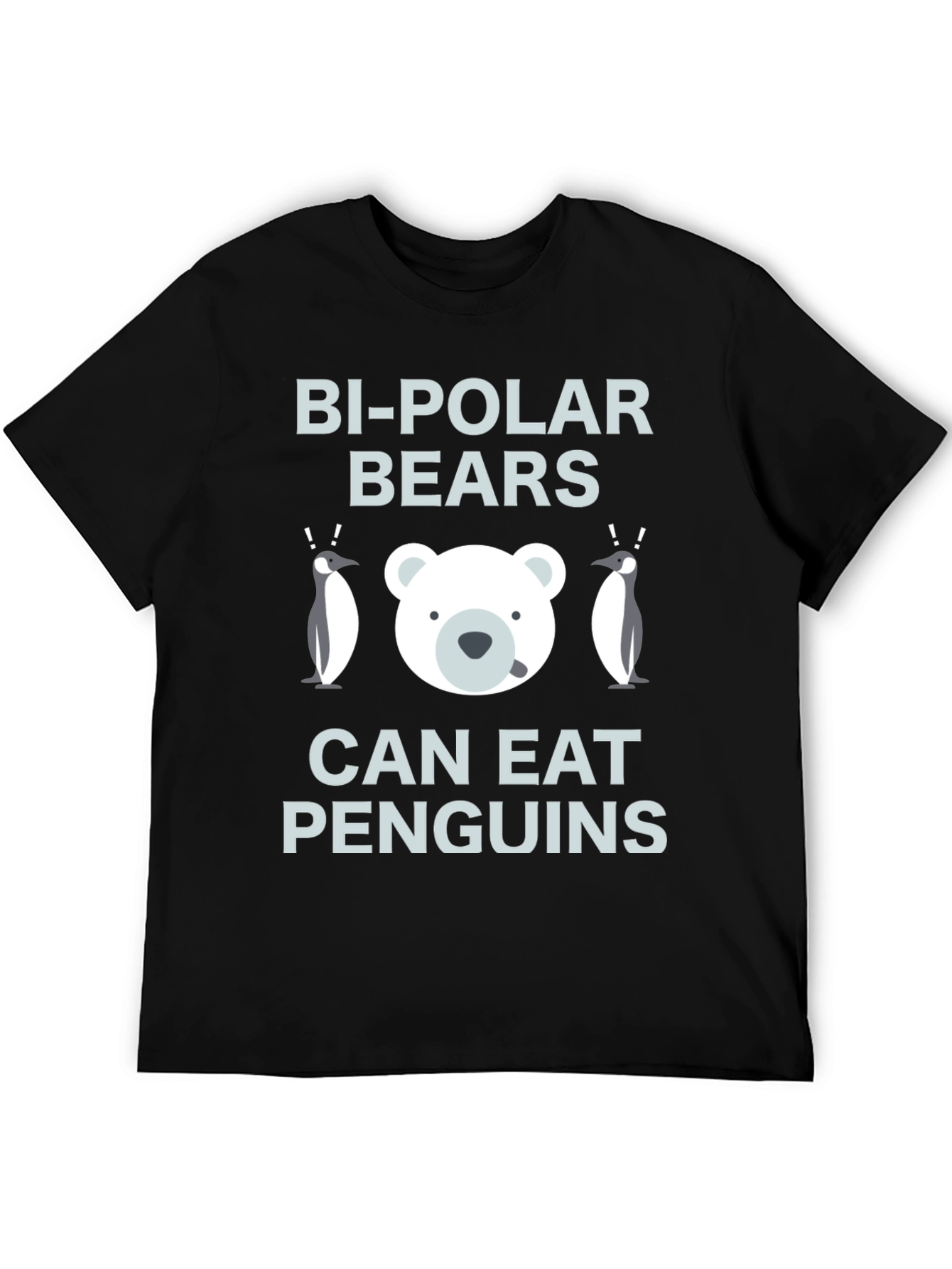 Bi-Polar Bears Eat Penguins Graphic T-Shirt