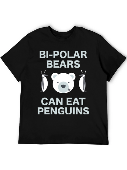 Bi-Polar Bears Eat Penguins Graphic T-Shirt