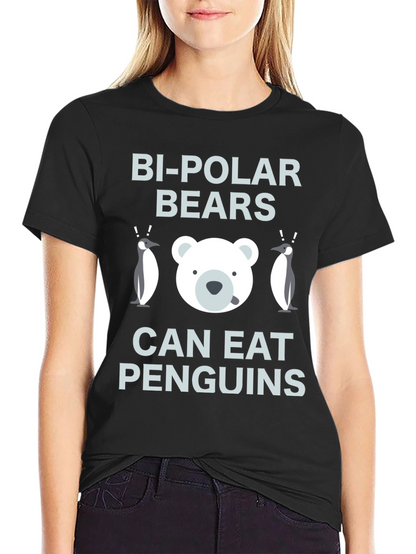Bi-Polar Bears Eat Penguins Graphic T-Shirt