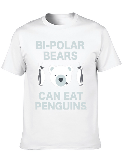 Bi-Polar Bears Eat Penguins Graphic T-Shirt
