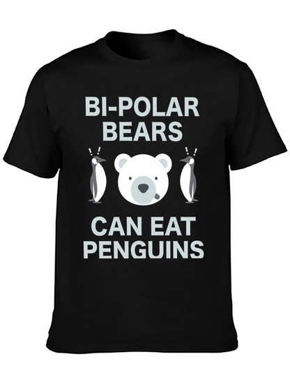 Bi-Polar Bears Eat Penguins Graphic T-Shirt