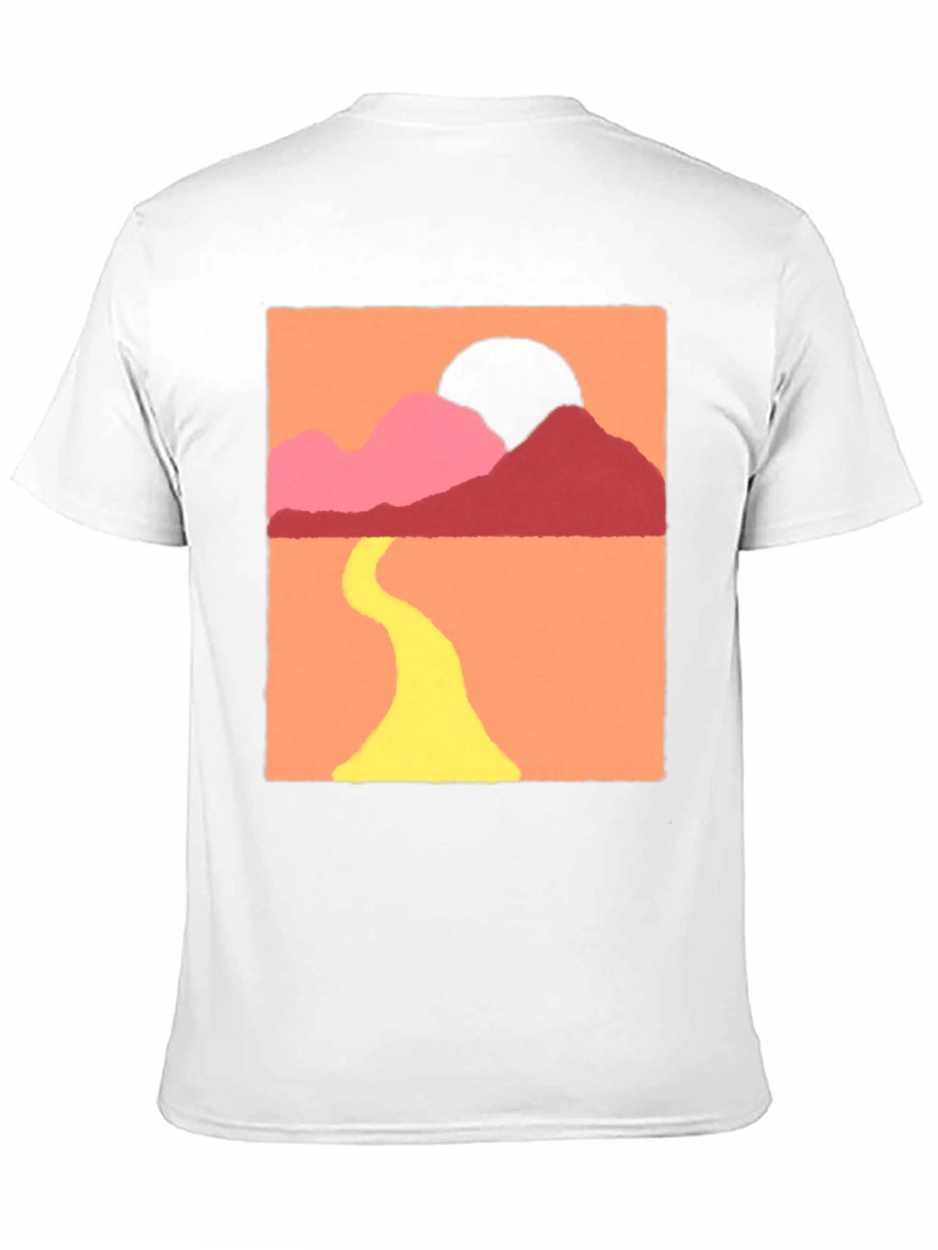 Sunset Mountain Graphic Tee - Stylish Comfort