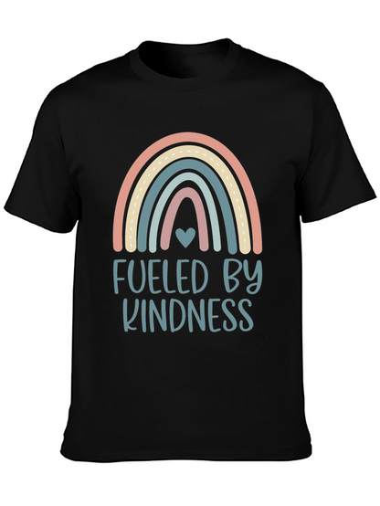 Kindness Fueled Rainbow Graphic T-Shirt