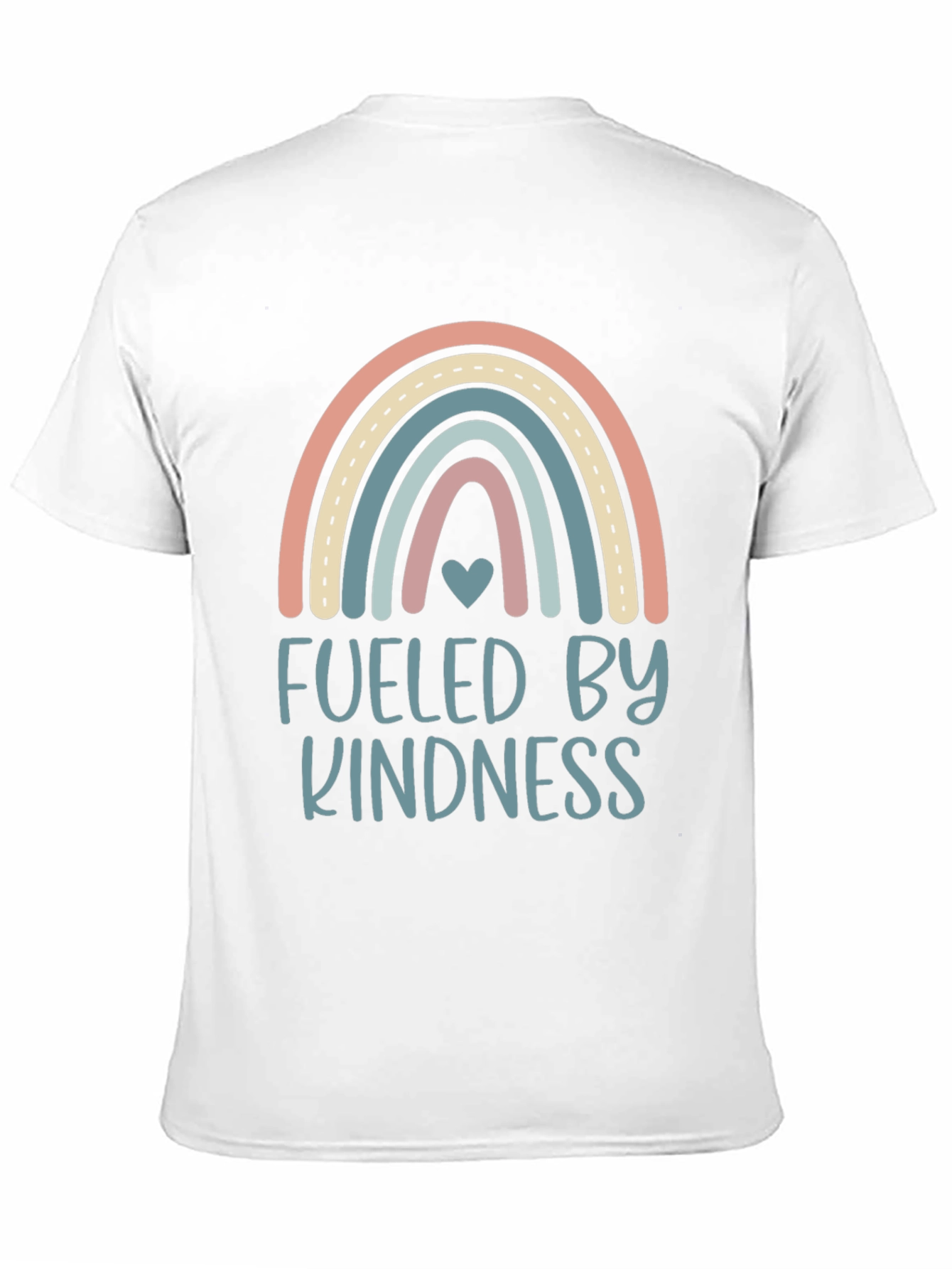Kindness Fueled Rainbow Graphic T-Shirt