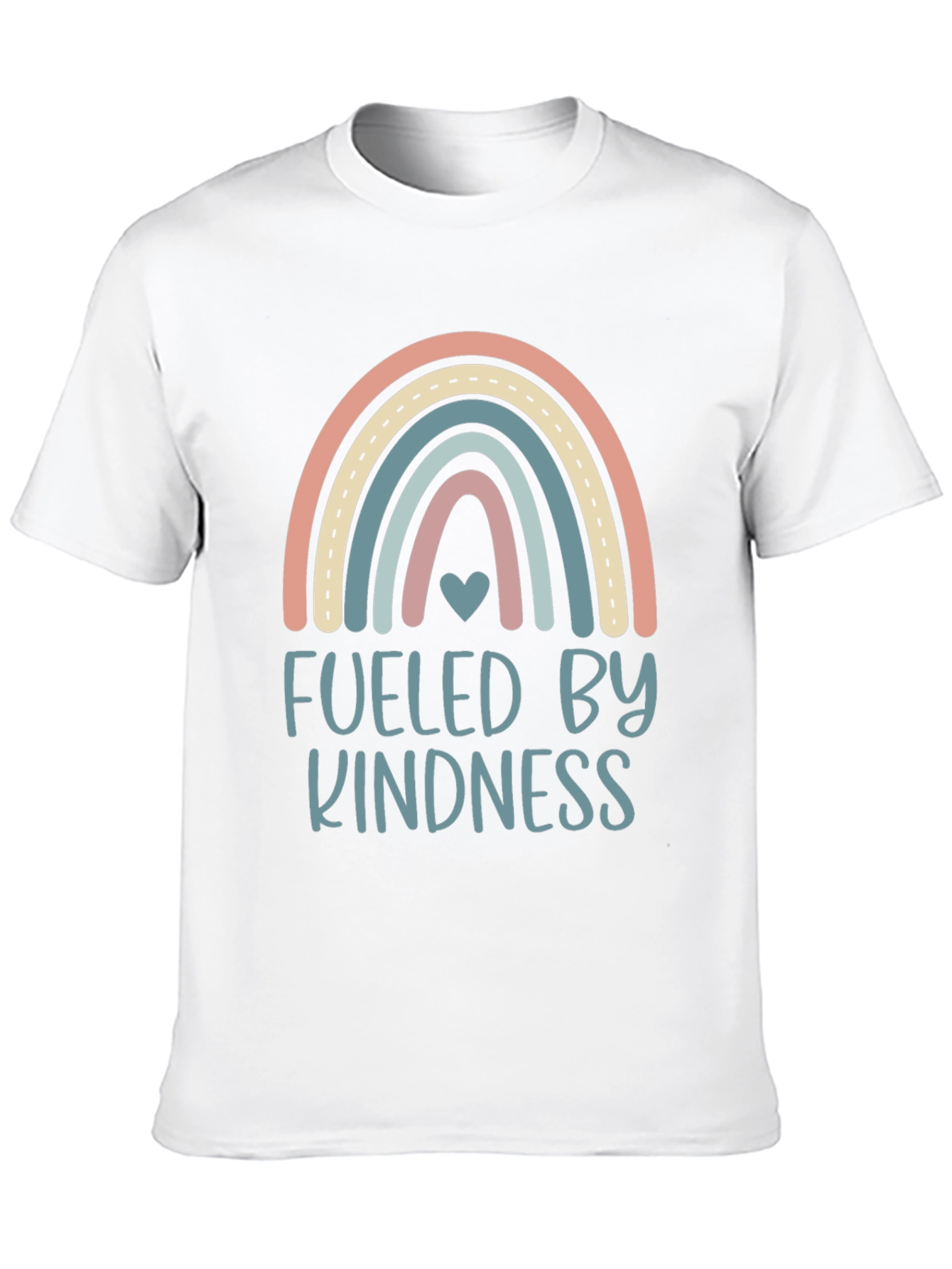Kindness Fueled Rainbow Graphic T-Shirt
