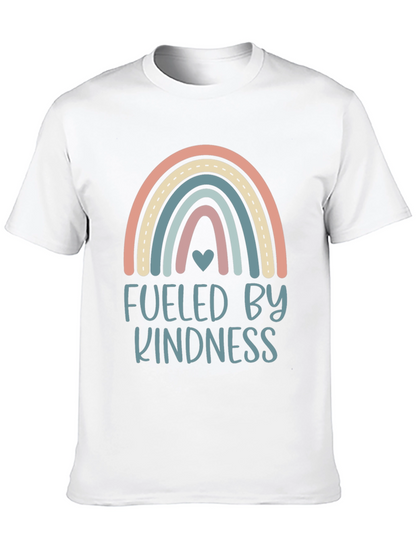 Kindness Fueled Rainbow Graphic T-Shirt
