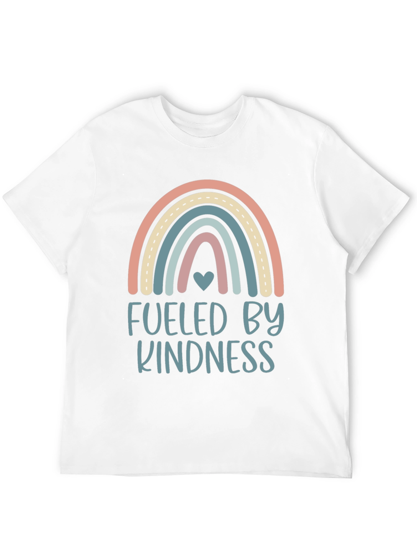 Kindness Fueled Rainbow Graphic T-Shirt