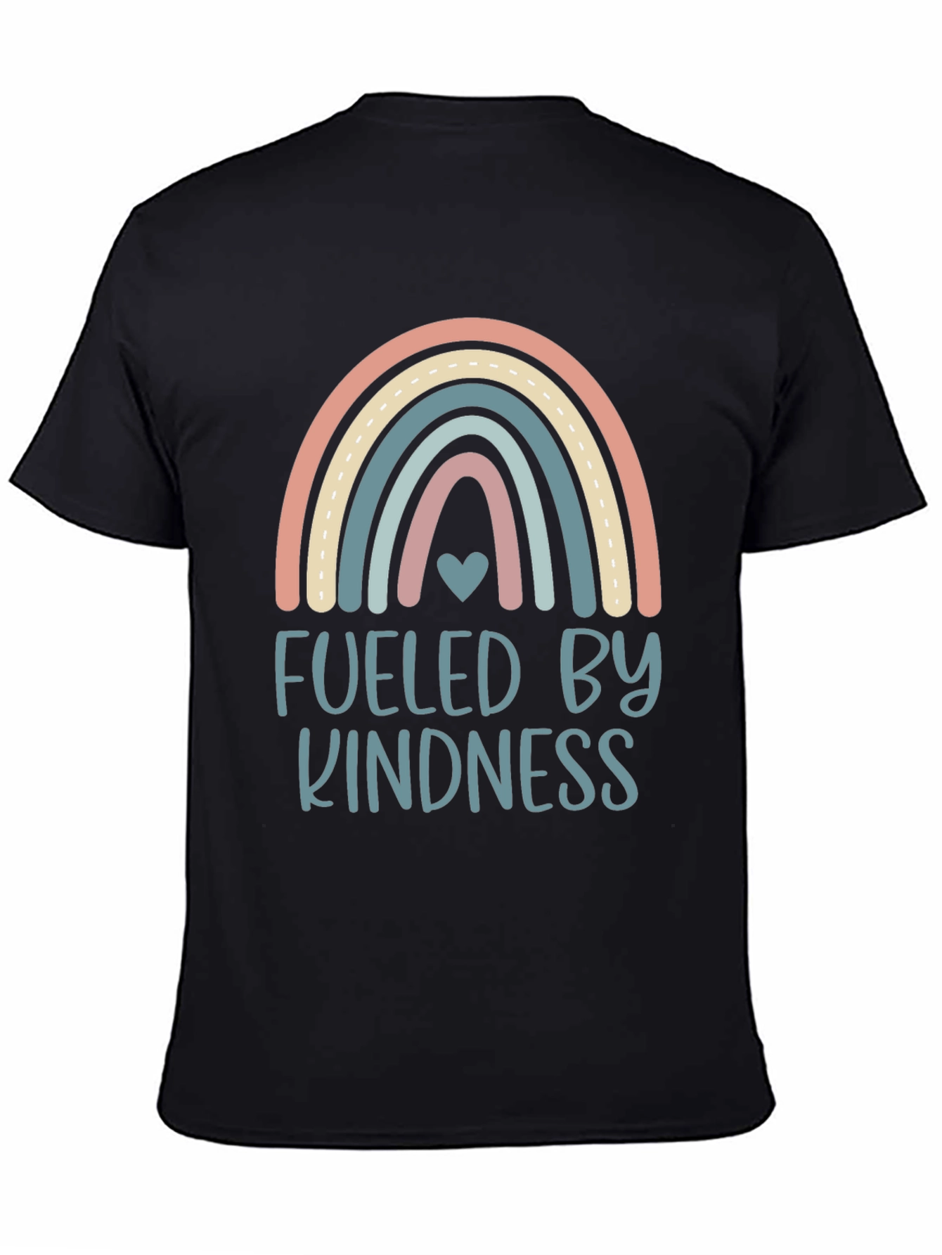 Kindness Fueled Rainbow Graphic T-Shirt