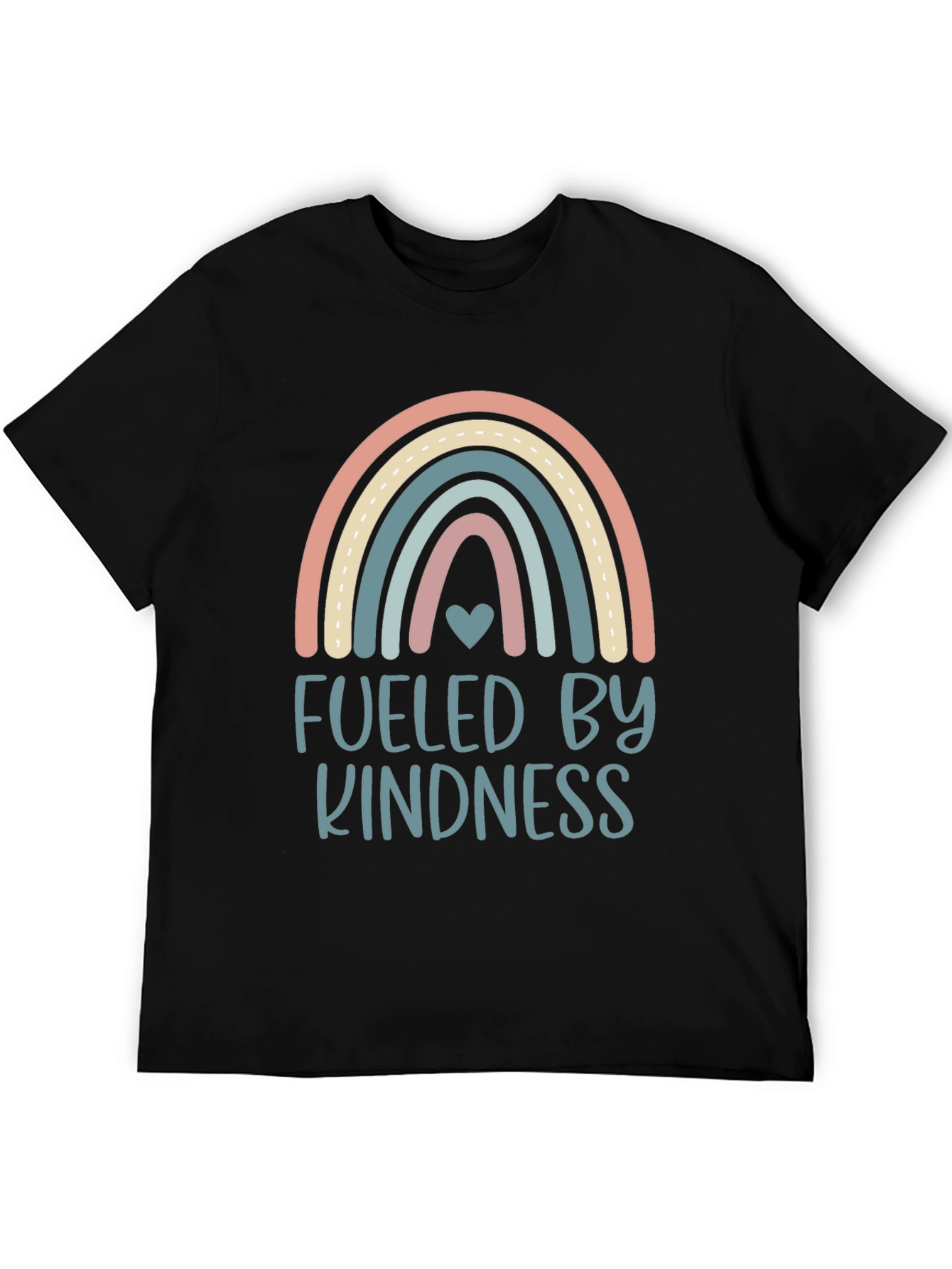Kindness Fueled Rainbow Graphic T-Shirt