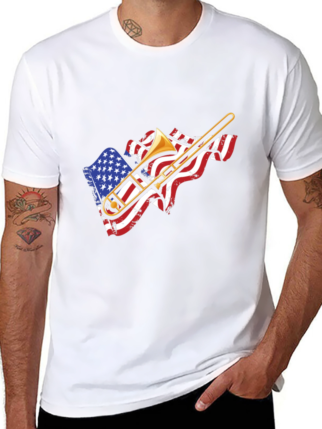 American Trombone Graphic Tee