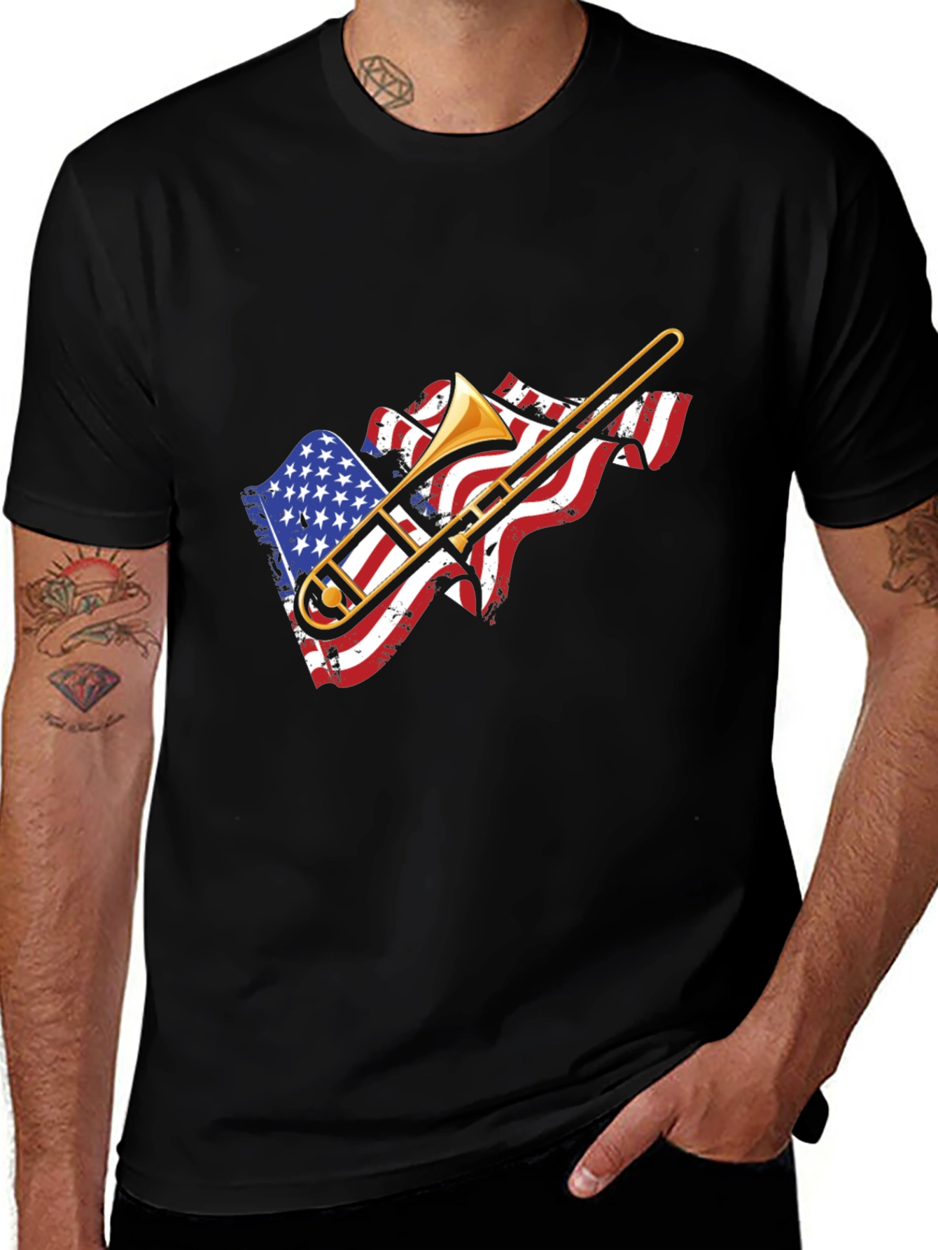 American Trombone Graphic Tee