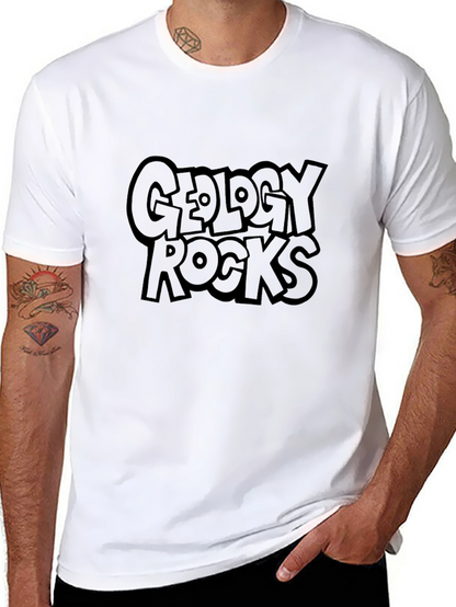 Geology Rocks Black T-Shirt Graphic Tee