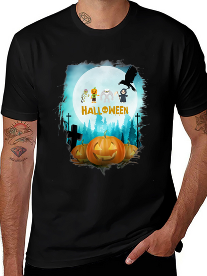 Halloween Character Pumpkin Graphic Tee