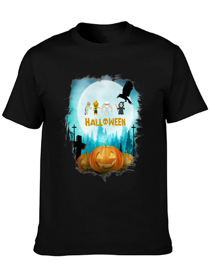 Halloween Character Pumpkin Graphic Tee