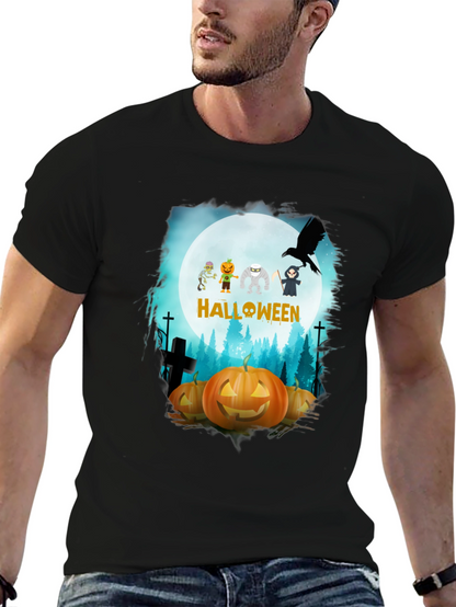 Halloween Character Pumpkin Graphic Tee