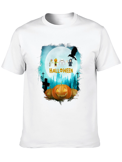 Halloween Character Pumpkin Graphic Tee