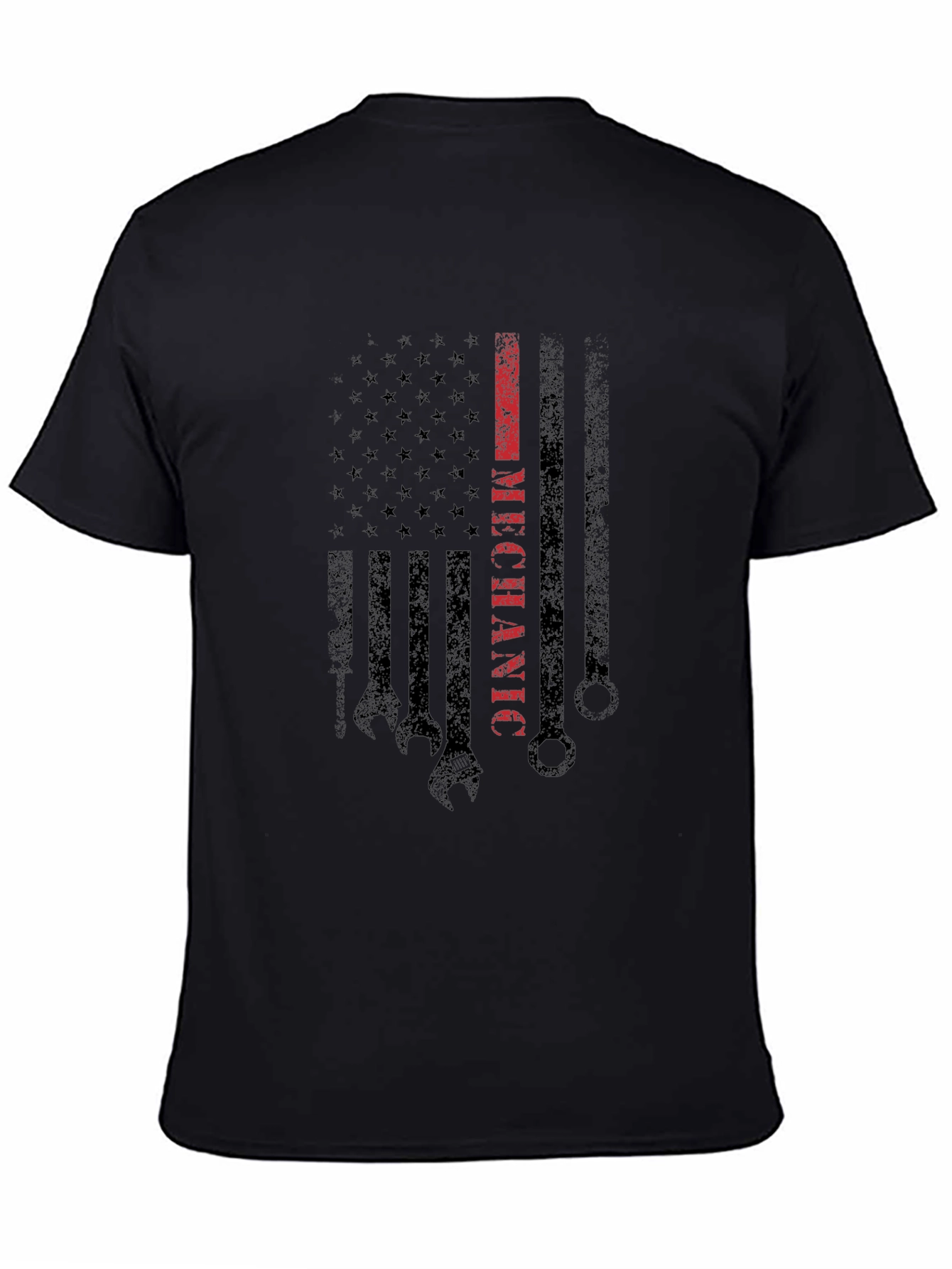 Mechanic American Flag T-Shirt