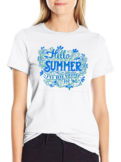 Hello Summer Graphic Tee - Black T-Shirt